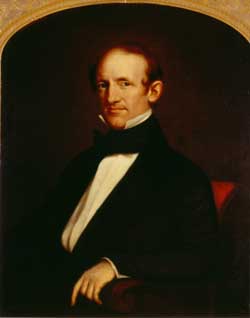 Wendell Phillips Portrait, oil on canvas