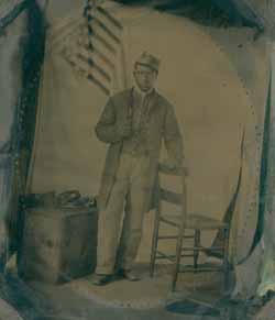 Private Abraham F. Brown Tintype