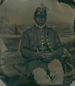 Private Abraham F. Brown Tintype