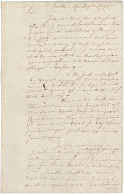 Letter from James Sullivan to Jeremy Belknap, 9 April 1795 