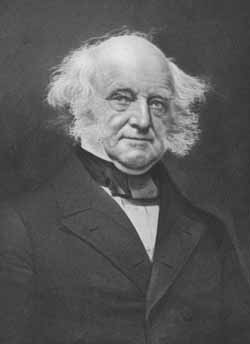  Lithograph of Martin Van Buren (1782–1862).