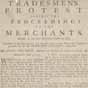 Broadside, Tradesmen's Protest against the Proceedings of the Merchants, (Boston, 1773)