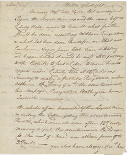 Letter from Henry Bass to Samuel P. Savage, 19 December 1765 