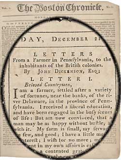 Letters From a Farmer in Pennsylvania, to the inhabitants of the British colonies ... 