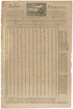 The Boston-Gazette, and Country Journal 