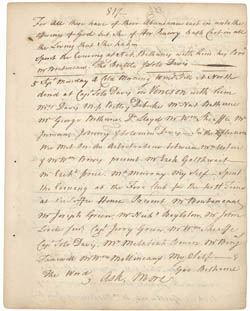 John Rowe diary 6, 4-5 September 1768, page 817 