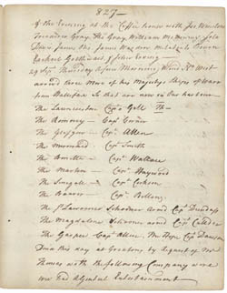 John Rowe diary 6, 28-29 September 1768, pages 827-828 