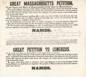 Great Massachusetts Petition Broadside