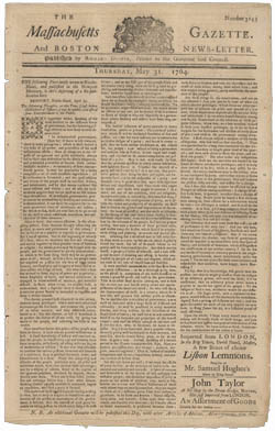 The Massachusetts Gazette and Boston News-Letter 