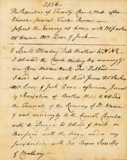 John Rowe diary 13, 8 April 1776, pages 2136-2138 