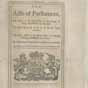 Pamphlet, Two Acts of Parliament [Sugar Act bound with the Molasses Act], (London, 1764)