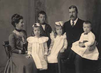 Richard Middlecott Saltonstall with family Photograph