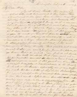 Letter from Leverett Saltonstall to Mary Elizabeth Sanders Saltonstall, 26 February 1824 