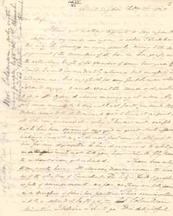 Letter from Leverett Saltonstall to Mary Elizabeth Sanders Saltonstall, 15 February 1825 