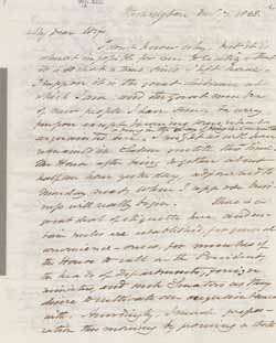 Letter from Leverett Saltonstall to Mary Elizabeth Sanders Saltonstall, 7 December 1838 