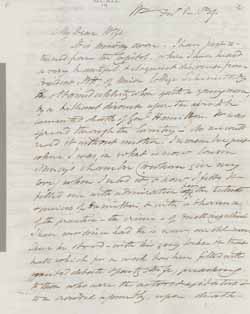 Letter from Leverett Saltonstall to Mary Elizabeth Sanders Saltonstall, 8 December 1839 