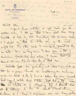 Letter from Eleanor `Nora` Saltonstall to Alice Wesselhoeft Saltonstall, 15 September 1918 