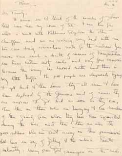 Letter from Eleanor `Nora` Saltonstall to her family, 16 December 1918 