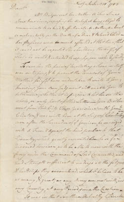 Letter from Moses Badger to Nathaniel Saltonstall, 18 January 1783 