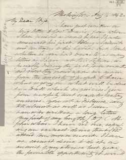 Letter from Leverett Saltonstall to Mary Elizabeth Sanders Saltonstall, 14 August 1842 