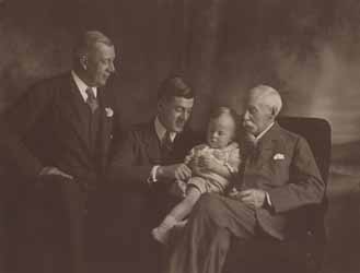 Richard Middlecott Saltonstall, Leverett Saltonstall, Leverett Saltonstall, and Peter Chardon Brooks Photograph