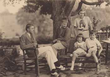 Group photograph of Leverett Saltonstall`s children Photograph