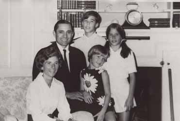 William Lawrence Saltonstall with his wife and children Photograph