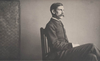 Oliver W. Holmes Jr., seated, facing right Photograph