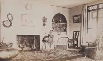 Interior view of the parlor at Beverly Farms Photograph