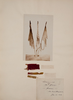 Three flags of the 54th Massachusetts Volunteer Infantry Regiment Photograph