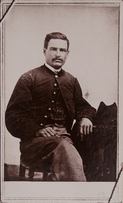 Lieutenant Stephen A. Swails Copy photograph of carte de visite