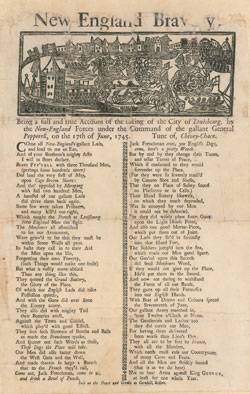 New England Bravery Broadside