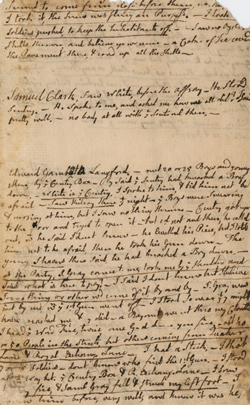 Notes on the Boston Massacre trials, by John Adams, 1770, `seemed to come from close before them...` 