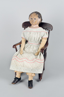 Doll belonging to members of the Codman and Butterfield families 