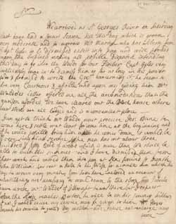 Letter from Middlecott Cooke to Elisha Cooke, 11 March 1735 