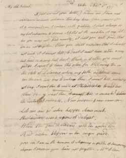 Letter from Lewis Cass to Leverett Saltonstall, 5 November 1799 