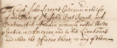 Detail of Instructions from Oliver Cromwell to John Leverett (written by James Nutley), 26 September 1656