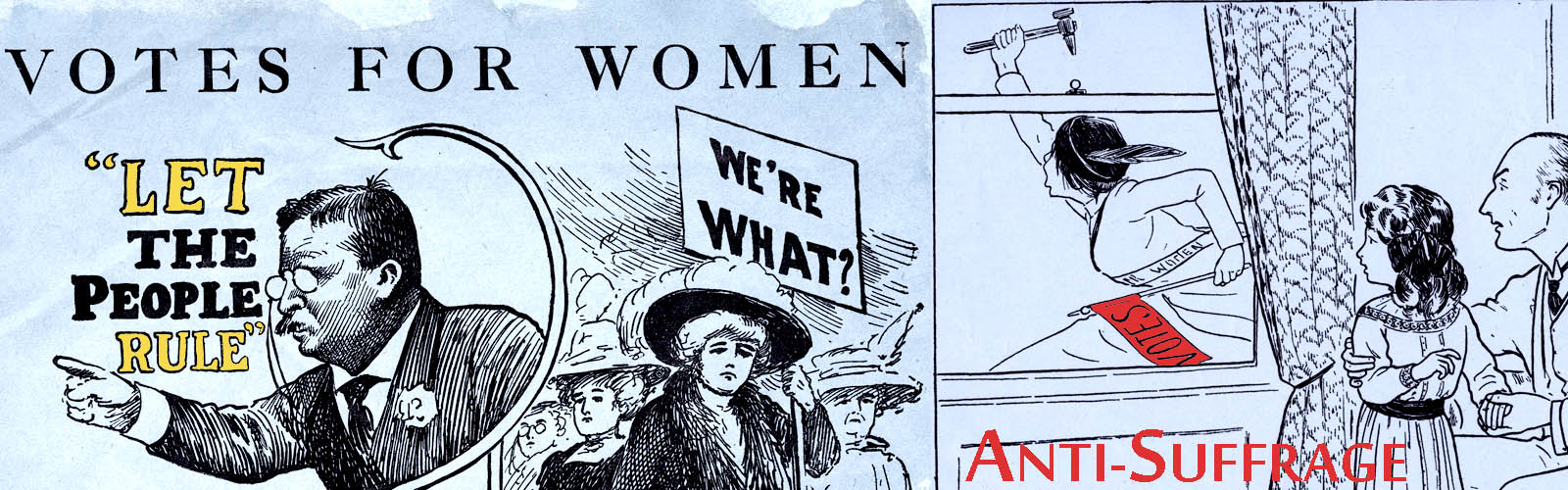 Banner for Massachusetts Debates a Woman’s Right to Vote